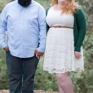 Torrid White Lace Dress